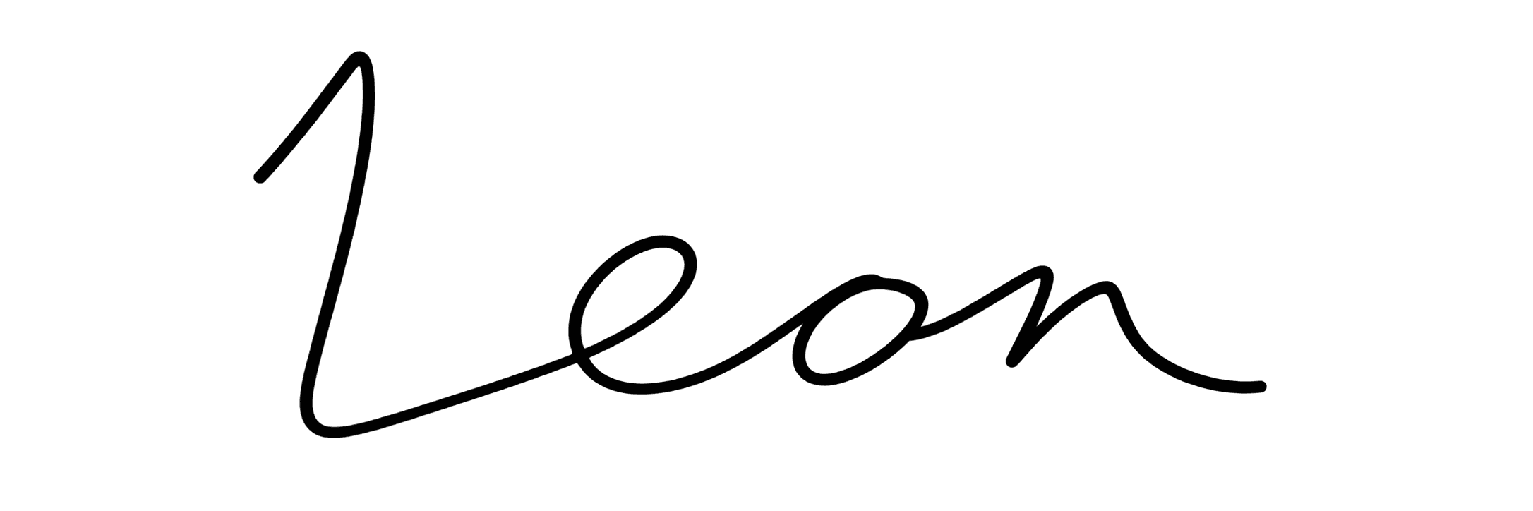 Leon’s signature